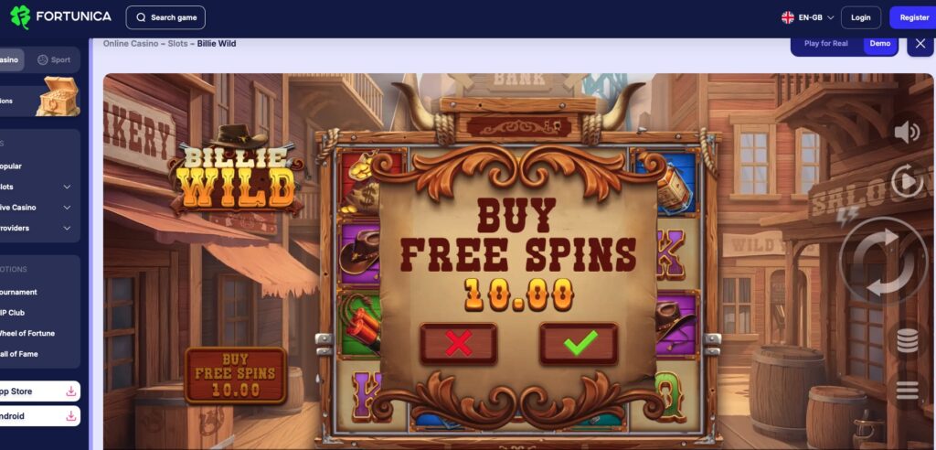 Buy Free Spins Slot Feature